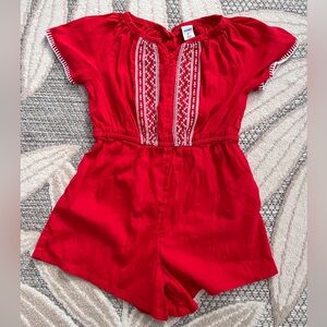 ⭐️5 for $25⭐️ Old Navy Girl Red Romper